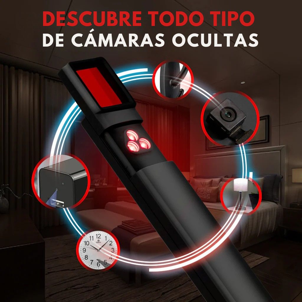 Detector de Cámaras Ocultas Antiespía