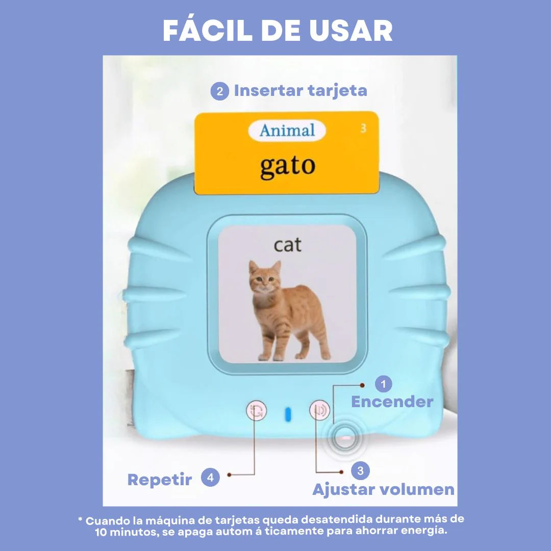 Juguete Educativo Tarjetas Bilingües Parlantes