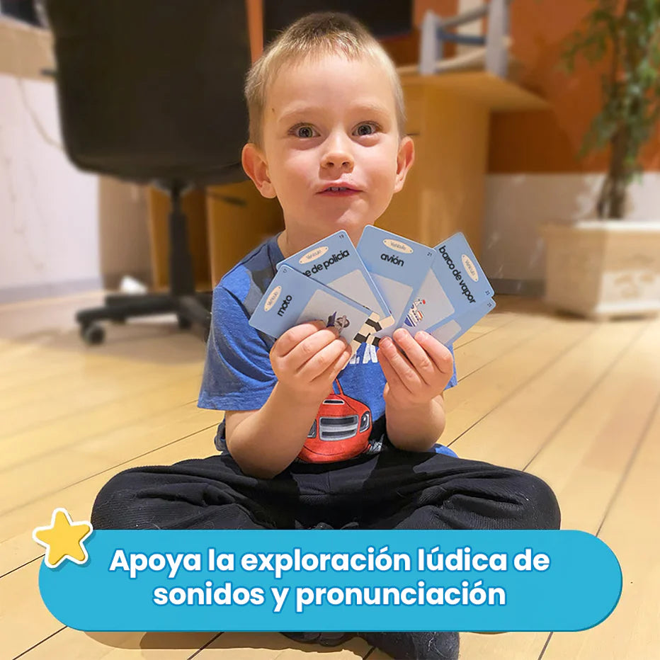 Juguete Educativo Tarjetas Bilingües Parlantes