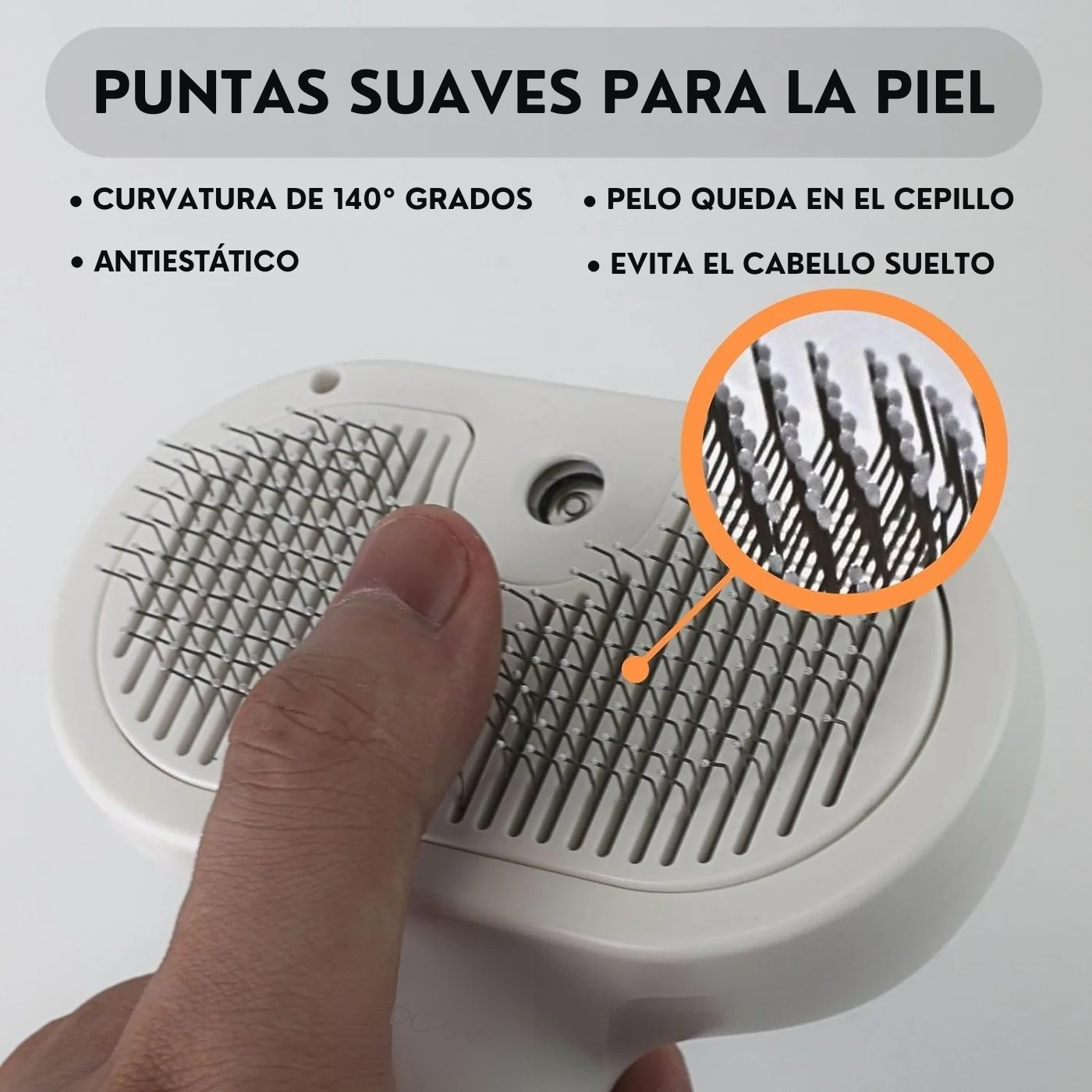 Cepillo Vaporizador para Mascotas
