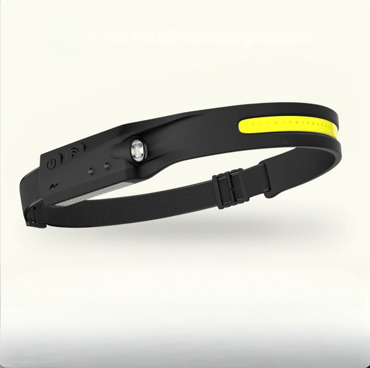 Linterna Frontal LED Portátil Recargable